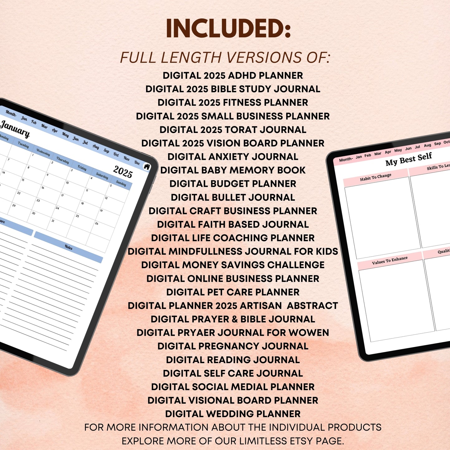 Ultimate Digital & Printable Planner Bundle