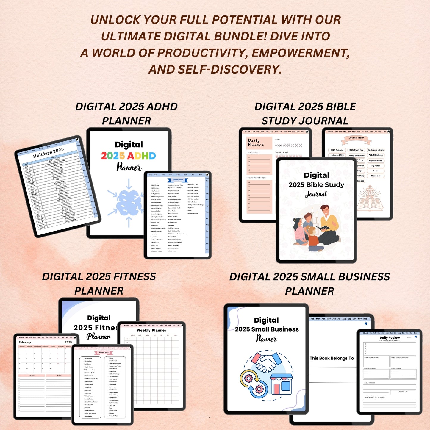 Ultimate Digital & Printable Planner Bundle