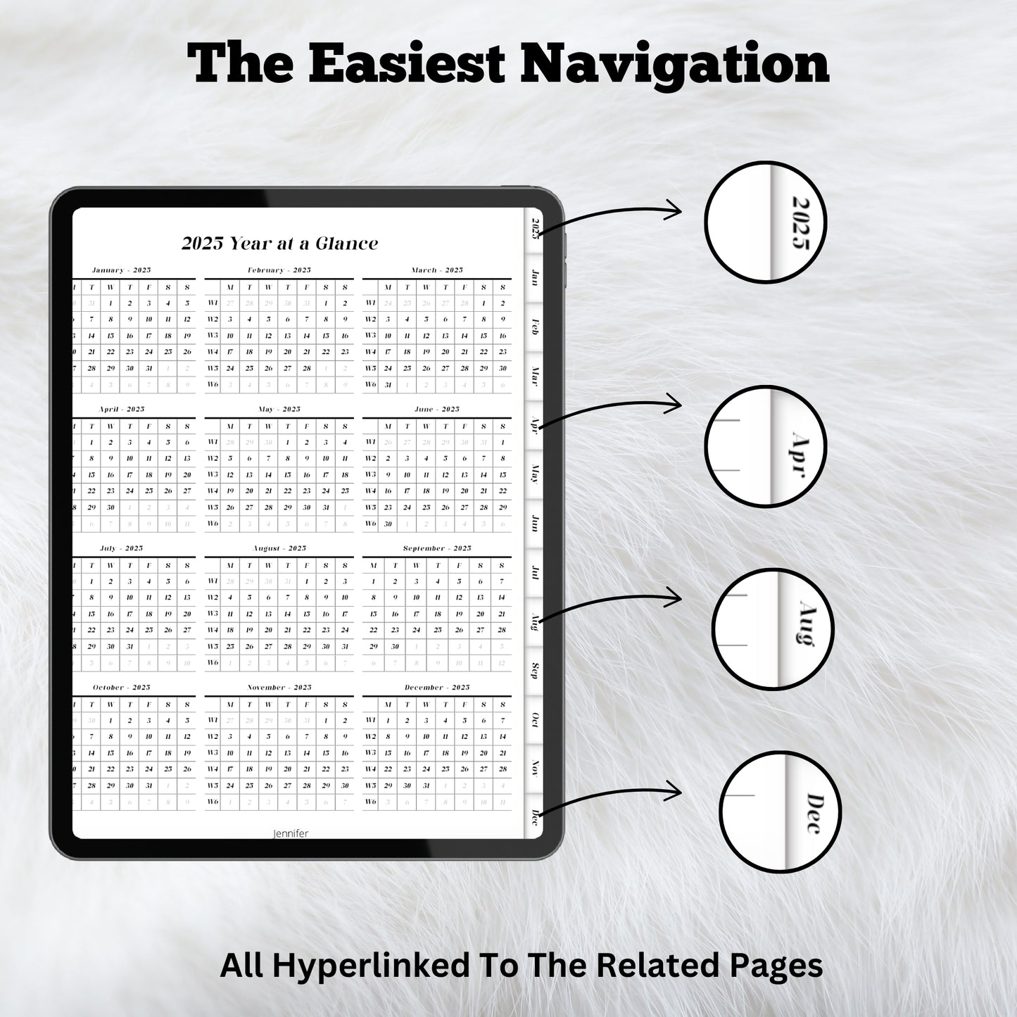 Minimalist 2025 Digital Planner