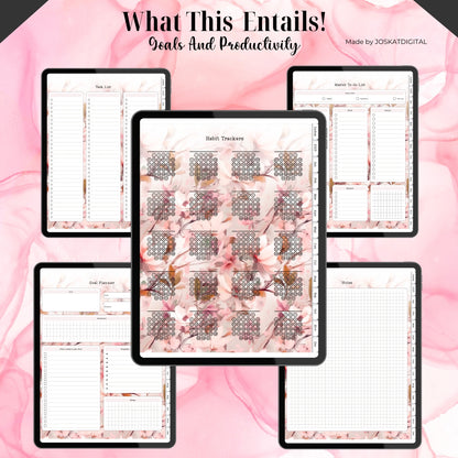 2025 Floral Digital Planner