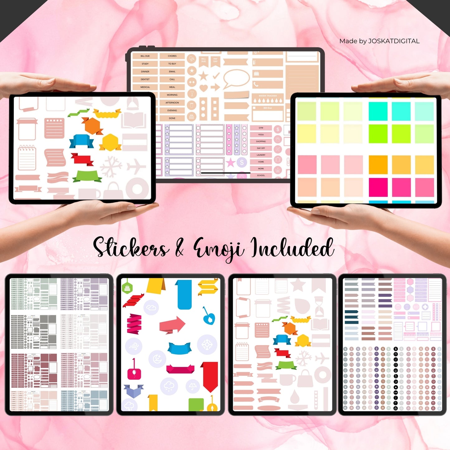 2025 Floral Digital Planner