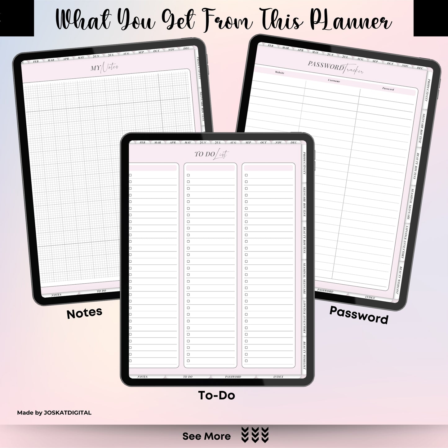 Blissful Beauty Planner 2025