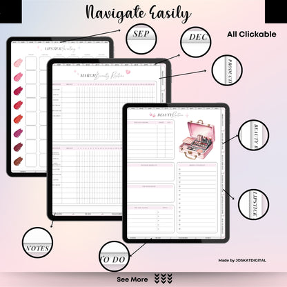 Blissful Beauty Planner 2025