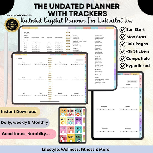 The Ultimate Undated Digital Planner