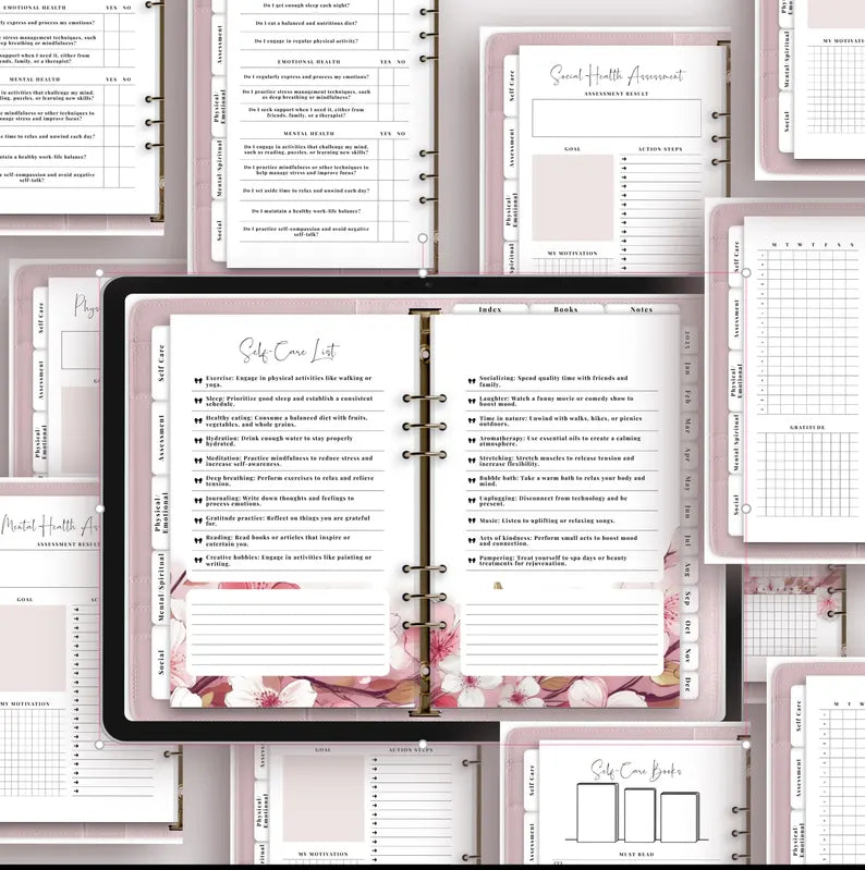 2025 All-In-One Self-Care Planner