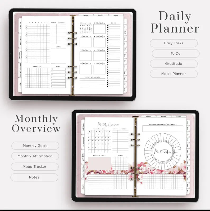 2025 All-In-One Self-Care Planner